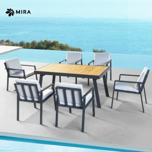 ריהוט גן שולחן + 6 כיסאות NOFAR מבית MIRA