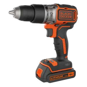 מקדחת פטיש 18V אלחוטי +BLACK DECKER 20ACC