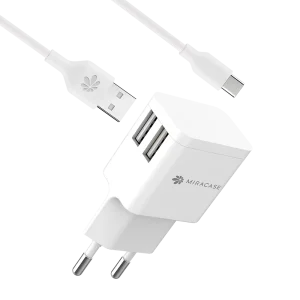 מ.קיר MIR MWC244 2.4A 2USB TYPEC