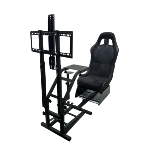 מושב לסימולטור מירוצים שחור SIMULATOR COCKPIT