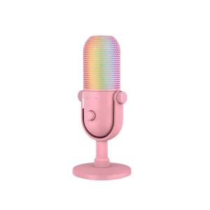 מיקרופון Seiren V3 Chroma בצבע ורוד מבית RAZER